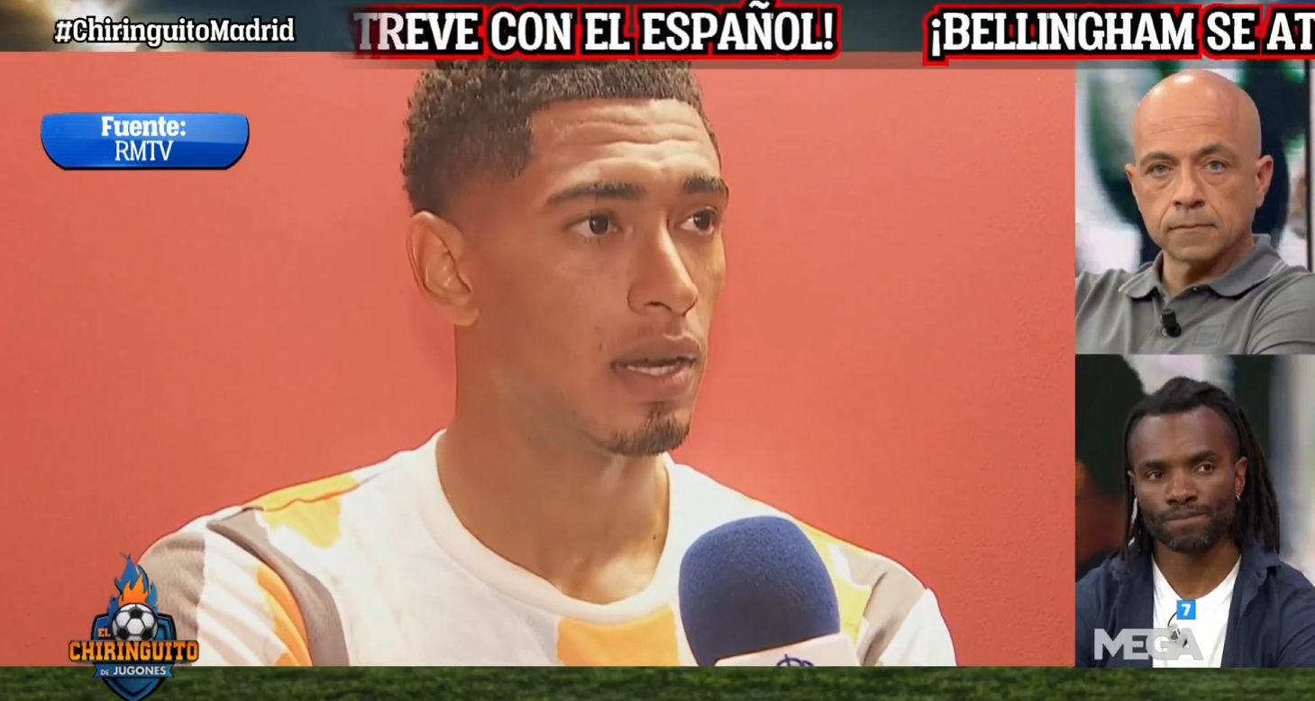 亚博体育-西媒：贝林厄姆首次接受西班牙语采访时很紧张，但结束后状态很好