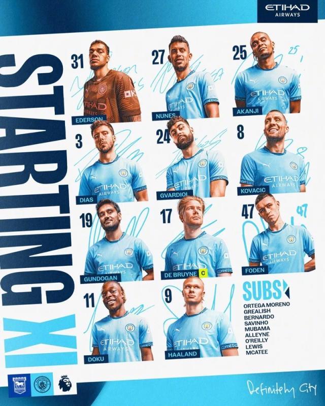 亚博-【英超】多点开花！曼城6球大胜伊普斯维奇！