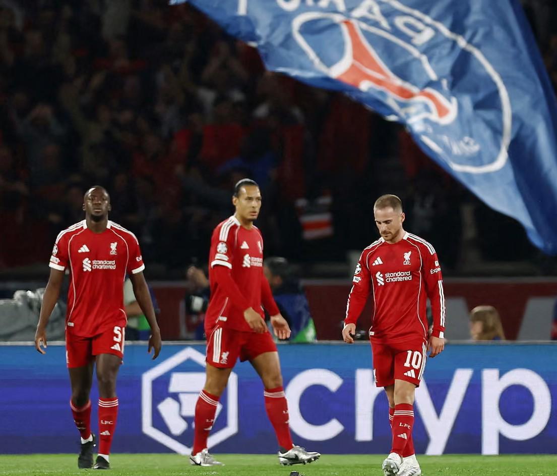 亚博-卫报：巴黎的从容反衬出利物浦退步严重，次回合是尊严之战